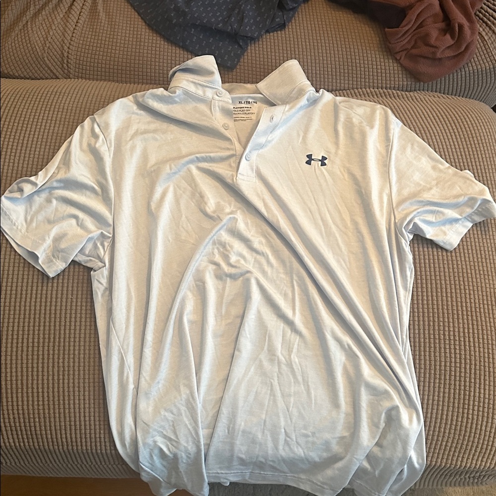Under Armour Gray Polo Shirt